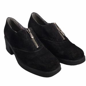 Aquatalia By Marvin K Black Suade Loafer